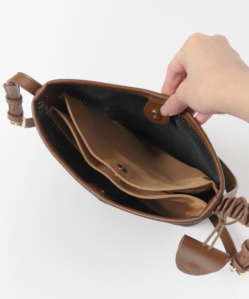 RODE SKO（ロデスコ）の「グラスホルダーセットメッシュ2WAYバッグ（ショルダーバッグ・レディース・グレー/ダークブラウン/ブラック・ONE）」の21枚目の写真