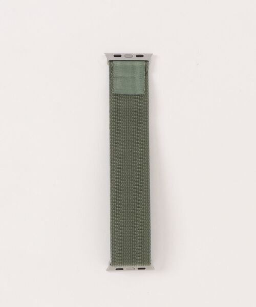 Fun & Daily(ファンアンドデイリー)の「Nylon Loop Apple Watch Band / アップルウオッチ(デジタル腕時計・メンズ・オレンジ/グリーン/ブラック/オリーブ・A/B)」の9枚目の写真