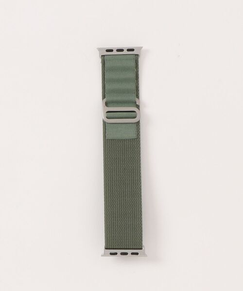 Fun & Daily(ファンアンドデイリー)の「Nylon Loop Apple Watch Band / アップルウオッチ(デジタル腕時計・メンズ・オレンジ/グリーン/ブラック/オリーブ・A/B)」の10枚目の写真