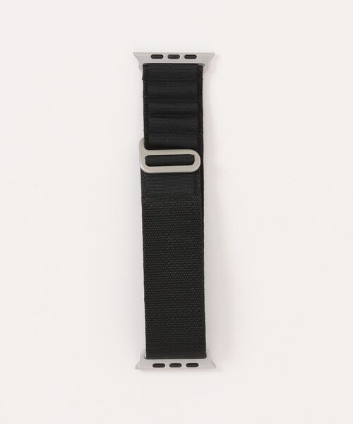 Fun & Daily(ファンアンドデイリー)の「Nylon Loop Apple Watch Band / アップルウオッチ(デジタル腕時計・メンズ・オレンジ/グリーン/ブラック/オリーブ・A/B)」の6枚目の写真