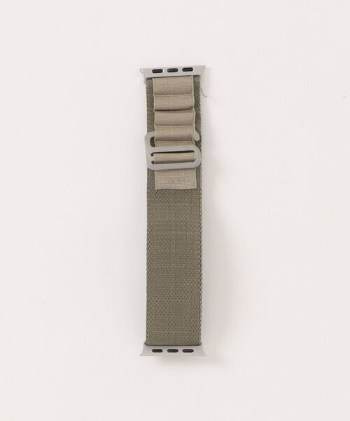 Fun & Daily(ファンアンドデイリー)の「Nylon Loop Apple Watch Band / アップルウオッチ(デジタル腕時計・メンズ・オレンジ/グリーン/ブラック/オリーブ・A/B)」の8枚目の写真