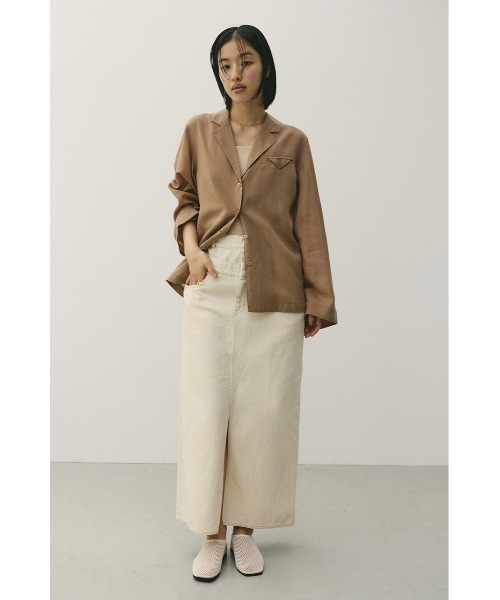 STYLEMIXER(スタイルミキサー)の「テーラーカラーオープンシャツ(シャツ/ブラウス・レディース・オレンジ/アイボリー/サックスブルー/ライトブラウン・FREE)」の22枚目の写真