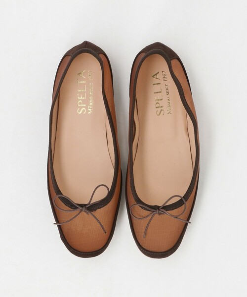 ODETTE E ODILE(オデットエオディール)の「【一部別注】<SPELTA> Sheer SQE BALLET(バレエシューズ・レディース・ダークブラウン/ブラック・38/37/36/39/40)」の7枚目の写真