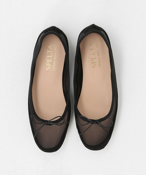 ODETTE E ODILE(オデットエオディール)の「【一部別注】<SPELTA> Sheer SQE BALLET(バレエシューズ・レディース・ダークブラウン/ブラック・38/37/36/39/40)」の14枚目の写真