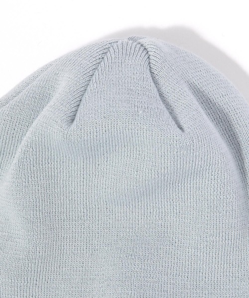 Heather（ヘザー）の「【NEW ERA/ニューエラ】ロゴニットビーニー　617688（ニットキャップ/ビーニー・レディース・グレー/ダークグレー/ベージュ・FREE）」の5枚目の写真