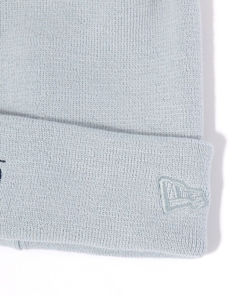 Heather（ヘザー）の「【NEW ERA/ニューエラ】ロゴニットビーニー　617688（ニットキャップ/ビーニー・レディース・グレー/ダークグレー/ベージュ・FREE）」の7枚目の写真