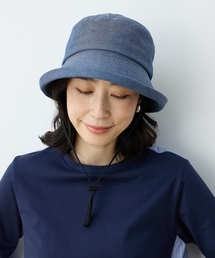 CROSSPLUS ONLINE（クロスプラスオンライン）の「バックリボンセーラーハット【UVカット・UPF50＋】【洗える】（ハット）」