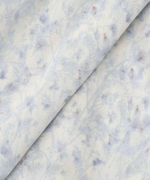 MAJESTIC LEGON（マジェスティックレゴン）の「アメスリフリルリボンミニワンピース（ワンピース・レディース・アイボリー/ブルー系その他2/ホワイト系その他2/グレー・MEDIUM）」の13枚目の写真