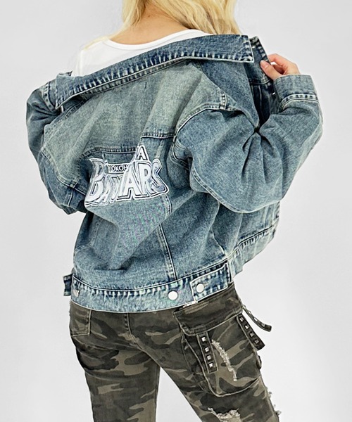 野球観戦コーデ】横浜DeNAベイスターズ BAYSTARS DENIM JACKET/デニム