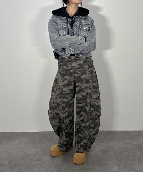 MATU:TA（マトゥータ）の「BAYSTARS DENIM JACKET / デニムジャケット ジージャン オーバーサイズ 秋アウター ミドル丈 ワッペン 刺繍ロゴ 野球観戦コーデ [横浜 DeNA BAYSTARS 公式ライセンス商品]（デニムジャケット・レディース・ブルー・FREE）」の10枚目の写真