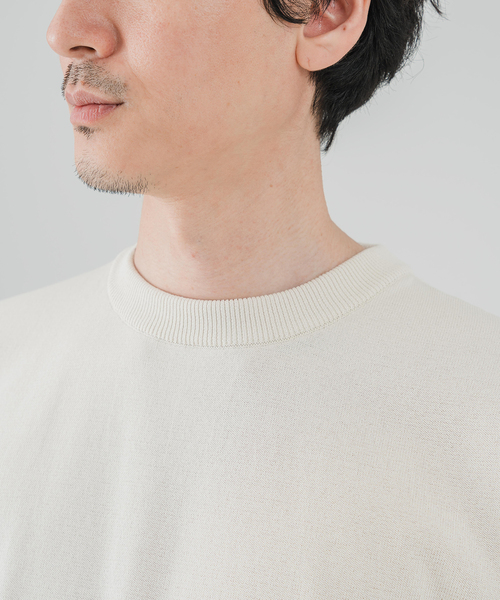 EDIFICE（エディフィス）の「Essential ニット Tシャツ（Tシャツ/カットソー・メンズ・その他4/ホワイト/ワインレッド/マルチ/ブラック・48/46）」の19枚目の写真