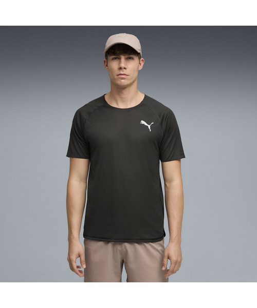 PUMA(プーマ)の「PUMA プーマ メンズ ランニング ライトスピード 半袖 Tシャツ(Tシャツ/カットソー・メンズ・ライム/ブラック・X-LARGE/MEDIUM/LARGE/X-SMALL/SMALL)」の2枚目の写真