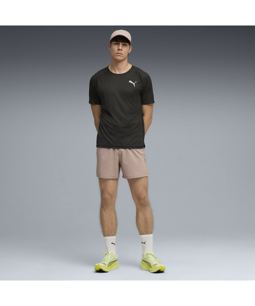 PUMA(プーマ)の「PUMA プーマ メンズ ランニング ライトスピード 半袖 Tシャツ(Tシャツ/カットソー・メンズ・ライム/ブラック・X-LARGE/MEDIUM/LARGE/X-SMALL/SMALL)」の4枚目の写真