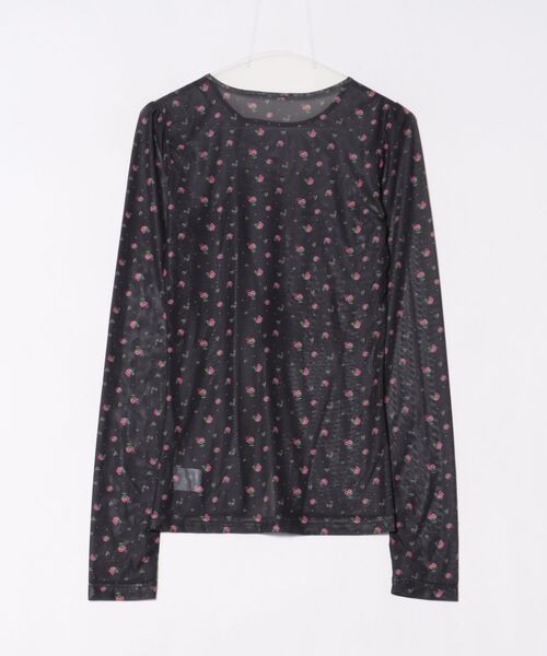 Little sunny bite（リトルサニーバイト）の「【8】【it】【Little Sunny Bite】floral tulle top（Tシャツ/カットソー・レディース・ホワイト/ピンク/ブラック・MEDIUM/SMALL）」の10枚目の写真