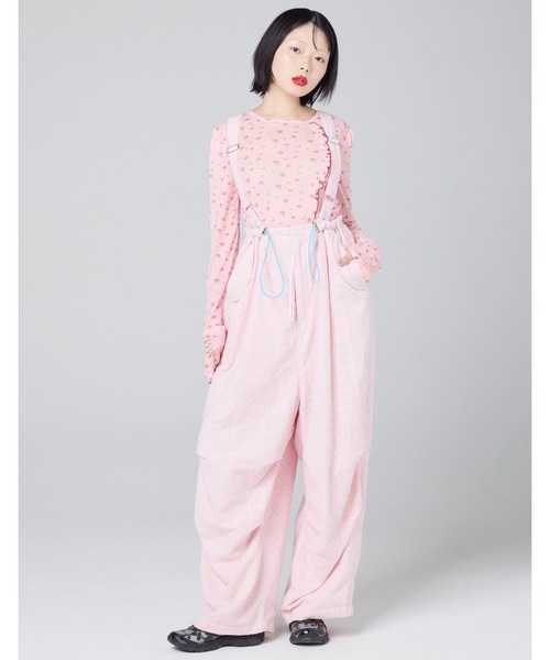 Little sunny bite（リトルサニーバイト）の「【8】【it】【Little Sunny Bite】floral tulle top（Tシャツ/カットソー・レディース・ホワイト/ピンク/ブラック・MEDIUM/SMALL）」の11枚目の写真