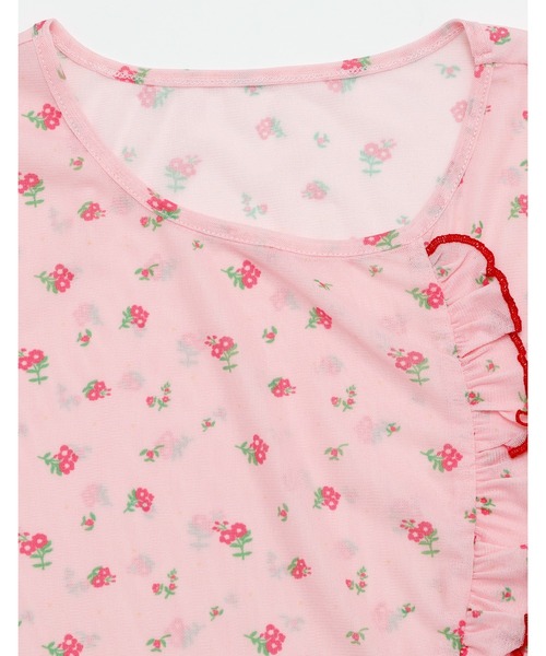 Little sunny bite（リトルサニーバイト）の「【8】【it】【Little Sunny Bite】floral tulle top（Tシャツ/カットソー・レディース・ホワイト/ピンク/ブラック・MEDIUM/SMALL）」の13枚目の写真