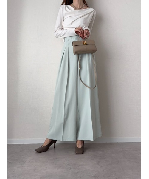 fifth（フィフス）の「ドレープデザインカットソー（Tシャツ/カットソー・レディース・ホワイト/ブラック・M）」の9枚目の写真