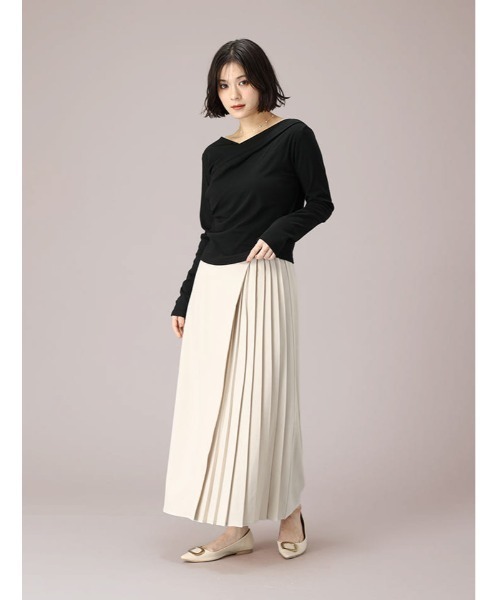 fifth（フィフス）の「ドレープデザインカットソー（Tシャツ/カットソー・レディース・ホワイト/ブラック・M）」の18枚目の写真