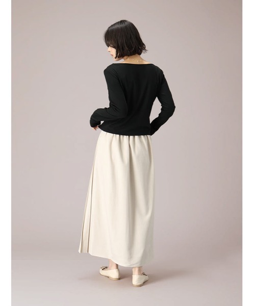 fifth（フィフス）の「ドレープデザインカットソー（Tシャツ/カットソー・レディース・ホワイト/ブラック・M）」の21枚目の写真