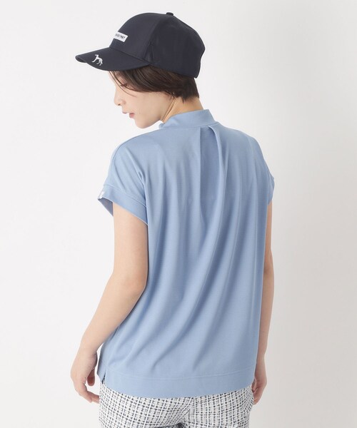 adabat(アダバット)の「【吸水速乾】UVメッセージロゴモックT(Tシャツ/カットソー・レディース・ライトブルー/ベビーピンク/ブラック/ネイビー・42/40/38/36)」の12枚目の写真