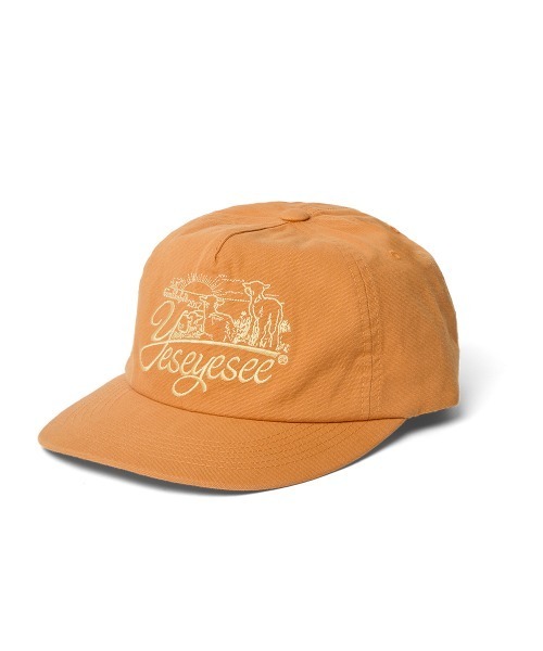 YESEYESEE(イエスアイシー)の「Field Cap(キャップ・メンズ・ブラック/オレンジ/グリーン・FREE)」の2枚目の写真