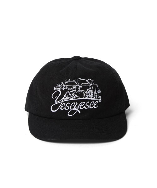 YESEYESEE(イエスアイシー)の「Field Cap(キャップ・メンズ・ブラック/オレンジ/グリーン・FREE)」の4枚目の写真