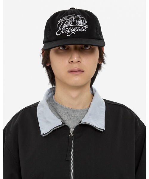 YESEYESEE(イエスアイシー)の「Field Cap(キャップ・メンズ・ブラック/オレンジ/グリーン・FREE)」の8枚目の写真