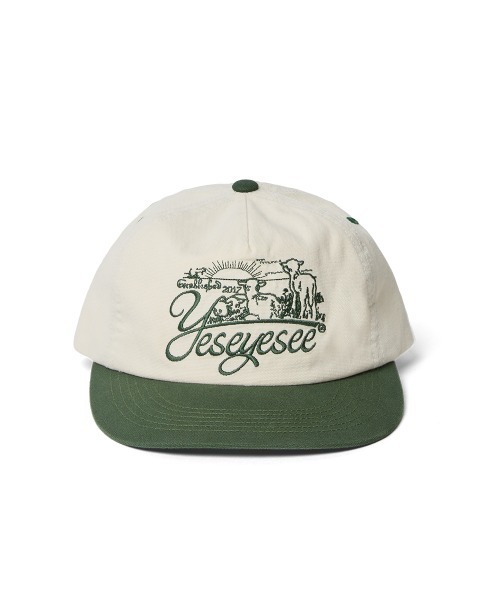 YESEYESEE(イエスアイシー)の「Field Cap(キャップ・メンズ・ブラック/オレンジ/グリーン・FREE)」の11枚目の写真