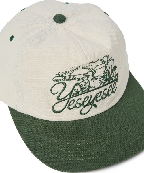 YESEYESEE(イエスアイシー)の「Field Cap(キャップ・メンズ・ブラック/オレンジ/グリーン・FREE)」の13枚目の写真