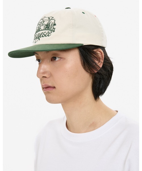 YESEYESEE(イエスアイシー)の「Field Cap(キャップ・メンズ・ブラック/オレンジ/グリーン・FREE)」の16枚目の写真