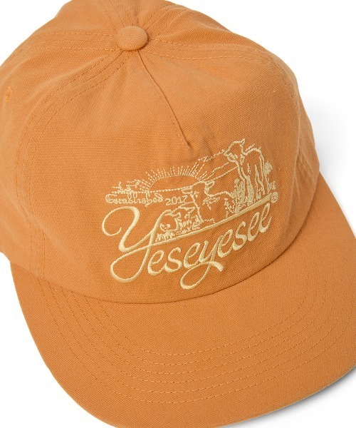 YESEYESEE(イエスアイシー)の「Field Cap(キャップ・メンズ・ブラック/オレンジ/グリーン・FREE)」の20枚目の写真