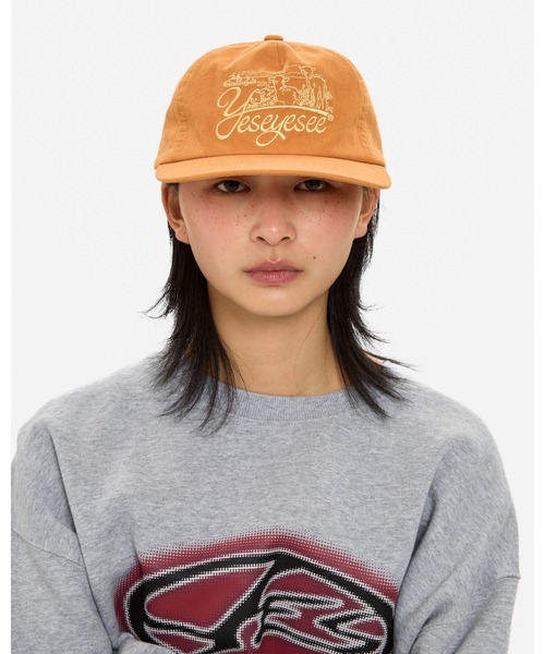 YESEYESEE(イエスアイシー)の「Field Cap(キャップ・メンズ・ブラック/オレンジ/グリーン・FREE)」の22枚目の写真