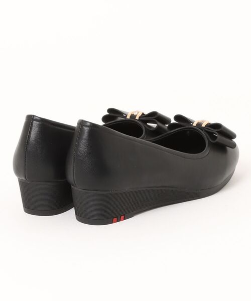 VIBGYOR（ヴィブジョー）の「【DUSTO】レディースプレーンパンプス(MA)（パンプス・レディース・ベージュ系その他/ベージュ/ブラック・25/24/23.5/23）」の4枚目の写真