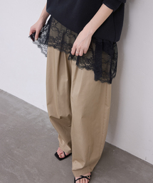 SLOBE IENA | 《WEB限定/追加6》レースコンビカットソー(Tシャツ/カットソー)