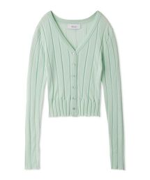 emmi（エミ）の「Vネックリブニットカーディガン（カーディガン/ボレロ）」