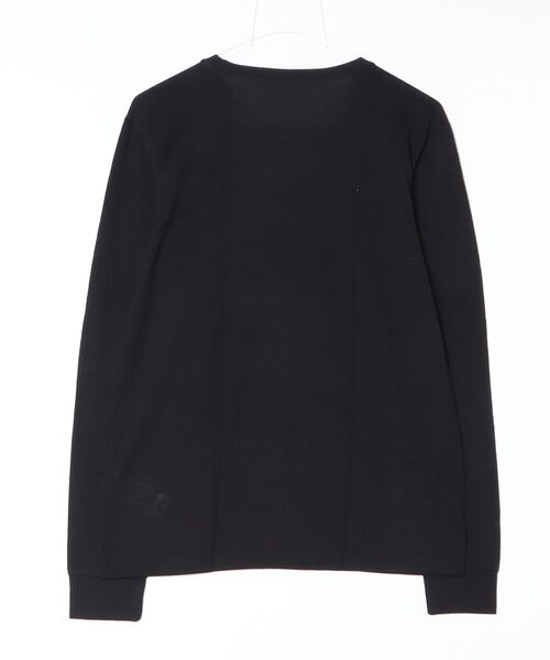 TAION（タイオン）の「【TAION】MERINO WOOL UNDER WEAR T-SH(LONG)（Tシャツ/カットソー・メンズ・グレー/ブラック・LARGE/MEDIUM/X-LARGE）」の5枚目の写真