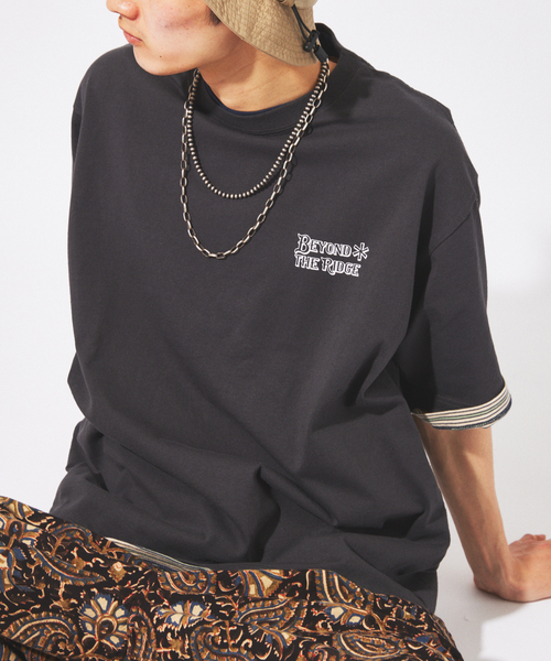 Snow Peak(スノーピーク)の「snow peak / スノーピーク 別注 谷川岳 プリント Tシャツ(Tシャツ/カットソー・メンズ・ブラック系その他/ストーン・X-LARGE/LARGE/MEDIUM)」の21枚目の写真