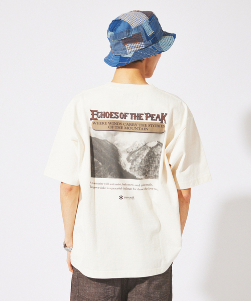 Snow Peak(スノーピーク)の「snow peak / スノーピーク 別注 谷川岳 プリント Tシャツ(Tシャツ/カットソー・メンズ・ブラック系その他/ストーン・X-LARGE/LARGE/MEDIUM)」の14枚目の写真