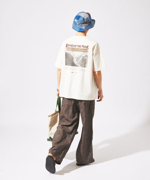 Snow Peak(スノーピーク)の「snow peak / スノーピーク 別注 谷川岳 プリント Tシャツ(Tシャツ/カットソー・メンズ・ブラック系その他/ストーン・X-LARGE/LARGE/MEDIUM)」の12枚目の写真