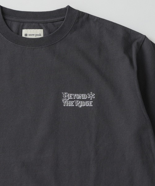Snow Peak(スノーピーク)の「snow peak / スノーピーク 別注 谷川岳 プリント Tシャツ(Tシャツ/カットソー・メンズ・ブラック系その他/ストーン・X-LARGE/LARGE/MEDIUM)」の6枚目の写真