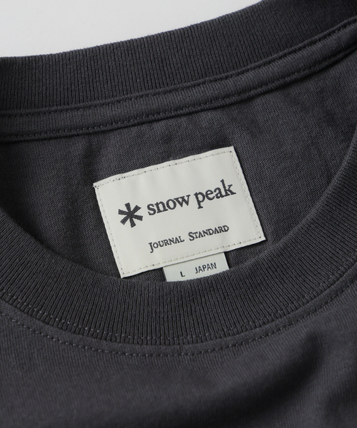 Snow Peak(スノーピーク)の「snow peak / スノーピーク 別注 谷川岳 プリント Tシャツ(Tシャツ/カットソー・メンズ・ブラック系その他/ストーン・X-LARGE/LARGE/MEDIUM)」の4枚目の写真