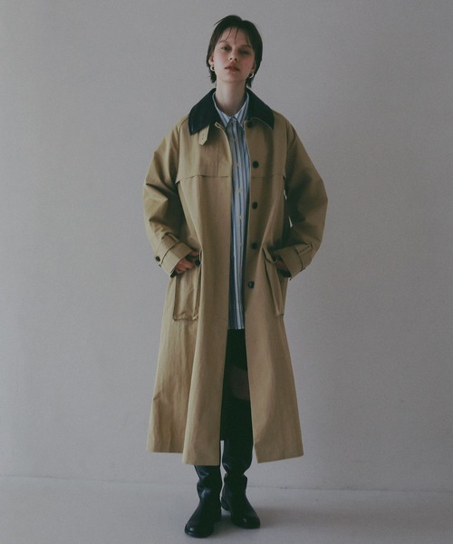 BAYFLOW（ベイフロー）の「【EF(エフ)】バルマカーンコート（WOMEN）（その他アウター・レディース・カーキ/ベージュ・FREE）」の3枚目の写真