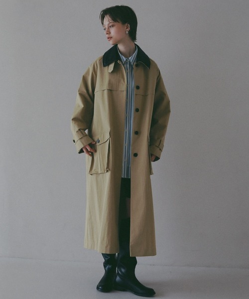 BAYFLOW（ベイフロー）の「【EF(エフ)】バルマカーンコート（WOMEN）（その他アウター・レディース・カーキ/ベージュ・FREE）」の5枚目の写真