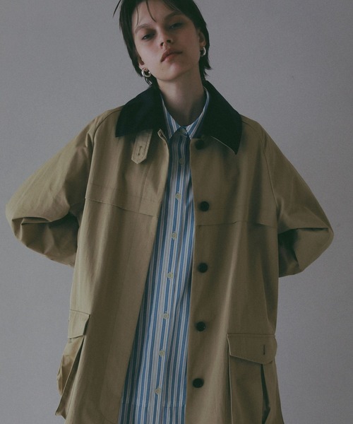 BAYFLOW（ベイフロー）の「【EF(エフ)】バルマカーンコート（WOMEN）（その他アウター・レディース・カーキ/ベージュ・FREE）」の8枚目の写真