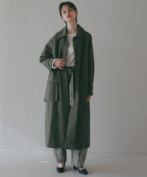 BAYFLOW（ベイフロー）の「【EF(エフ)】バルマカーンコート（WOMEN）（その他アウター・レディース・カーキ/ベージュ・FREE）」の11枚目の写真