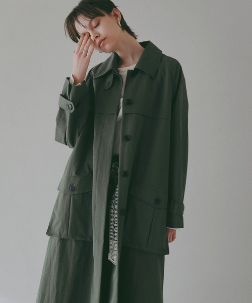 BAYFLOW（ベイフロー）の「【EF(エフ)】バルマカーンコート（WOMEN）（その他アウター・レディース・カーキ/ベージュ・FREE）」の14枚目の写真