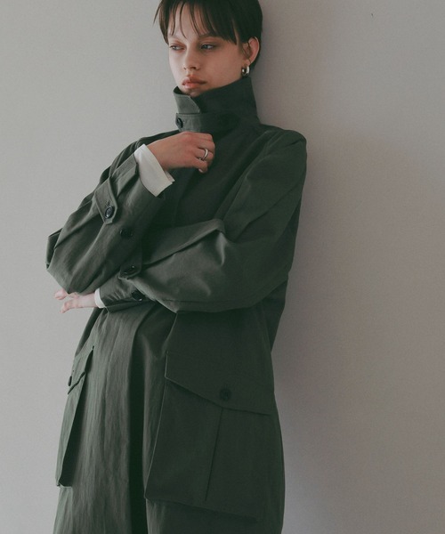 BAYFLOW（ベイフロー）の「【EF(エフ)】バルマカーンコート（WOMEN）（その他アウター・レディース・カーキ/ベージュ・FREE）」の17枚目の写真