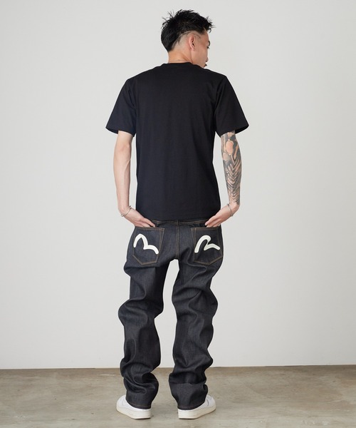 EVISU(エヴィス)の「EVISU/エヴィス カモメプリントポケット レギュラーフィット ジーンズ リジットデニム #2020 2026年春夏(デニムパンツ・メンズ・インディゴブルー・32inch/30inch/34inch/36inch)」の21枚目の写真