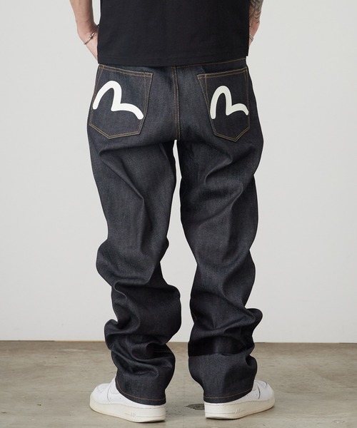 EVISU(エヴィス)の「EVISU/エヴィス カモメプリントポケット レギュラーフィット ジーンズ リジットデニム #2020 2026年春夏(デニムパンツ・メンズ・インディゴブルー・32inch/30inch/34inch/36inch)」の14枚目の写真