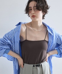 【接触冷感・抗菌消臭・UVカット】カップ付きベアキャミ